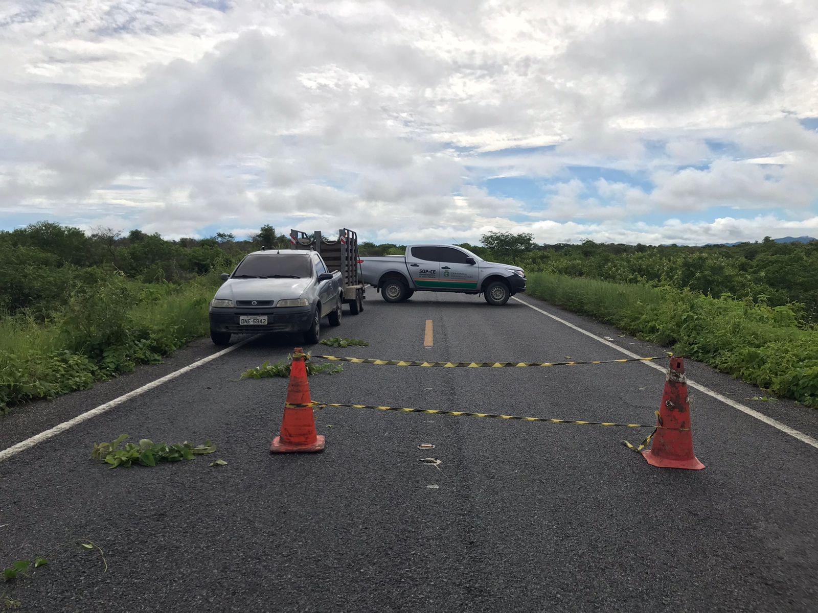 Rodovia, bloqueio, Maraíma, Itapipoca