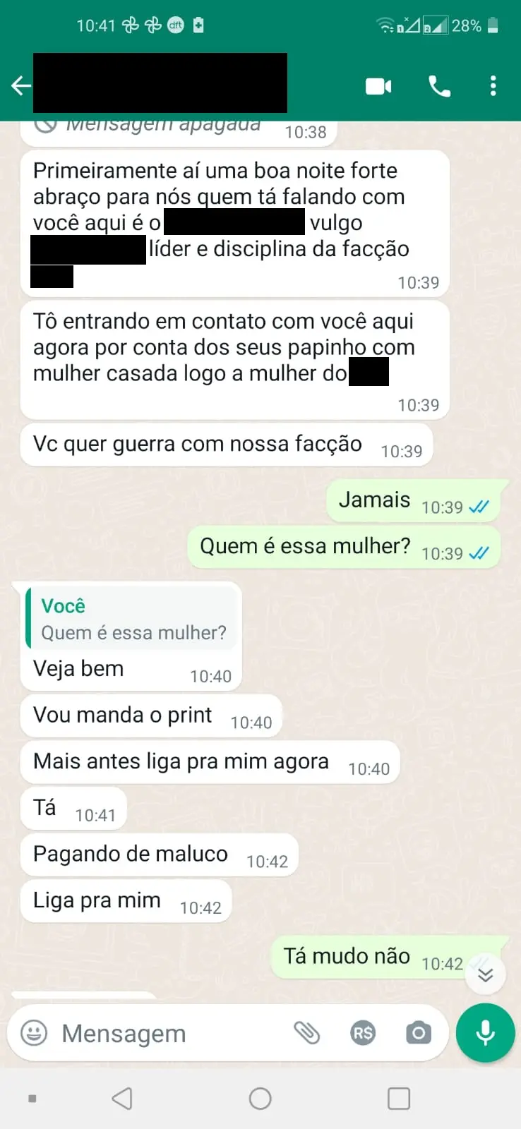 Estelionatário disse ser integrante de facção criminosa para intimidar vítima