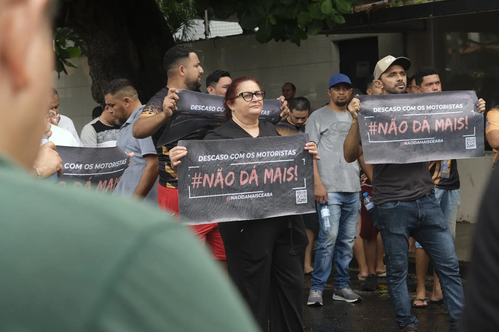 Motoristas de aplicativo manifestação