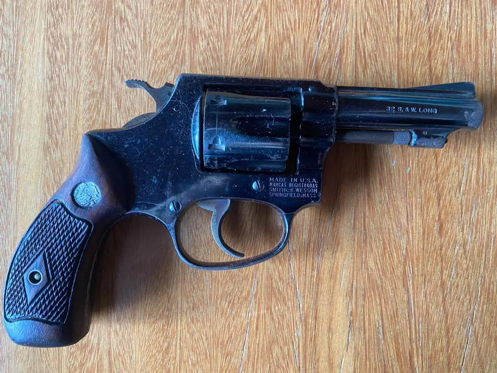 Arma apreendida em Operação Impávido Colosso da Polícia Federal, deflagrada em 30 de março de 2023