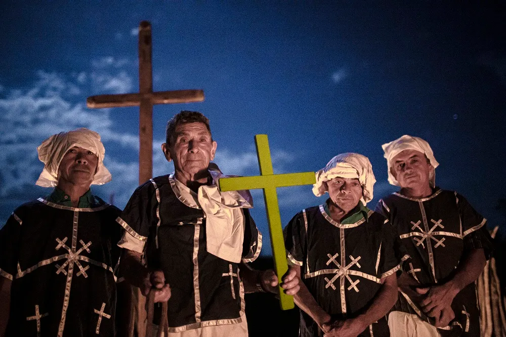 Mestra Deca Pinheiro com os outrora Penitentes: noite dedicada a recordar o sofrimento de Cristo