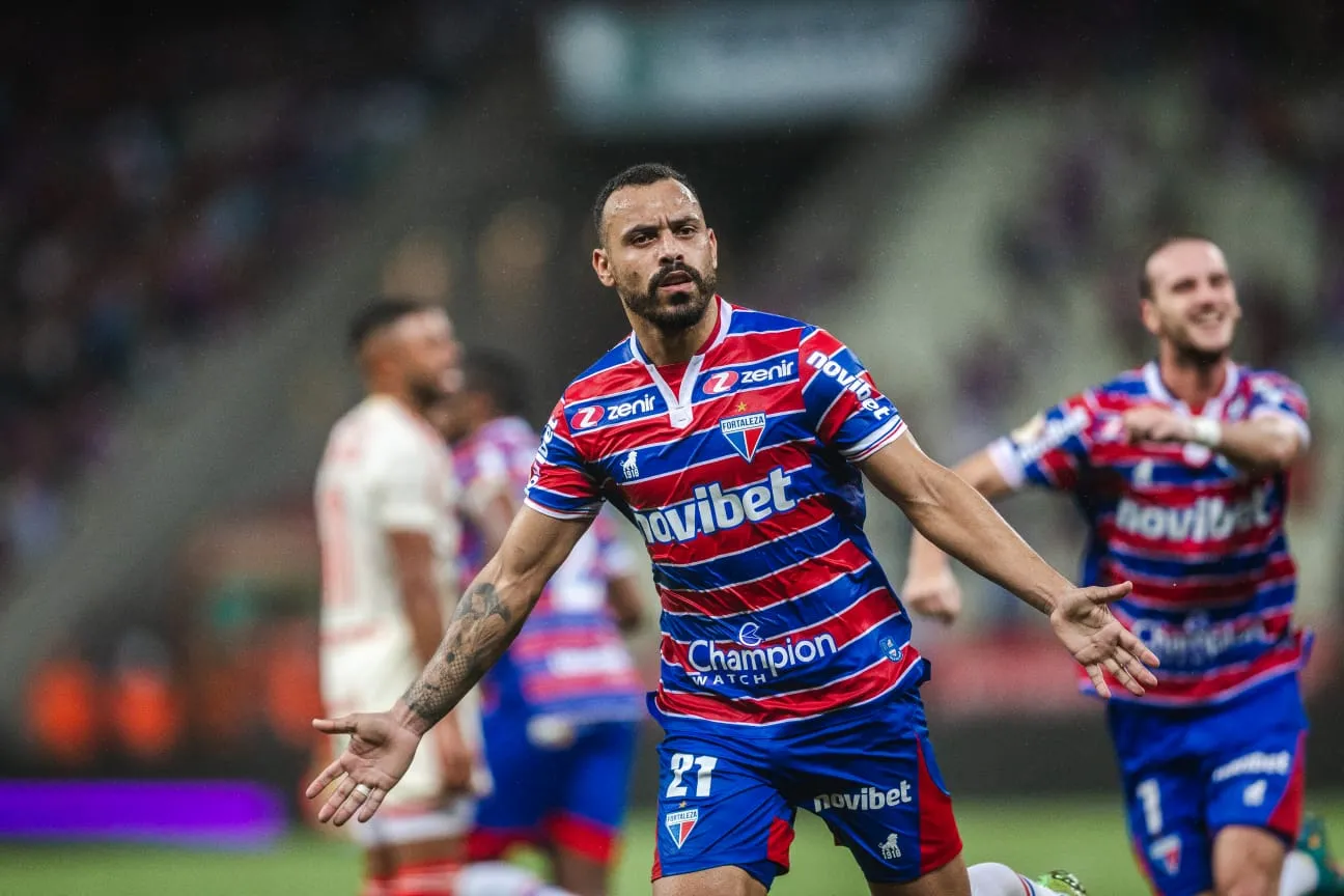 Moisés marcou um dos gols do Fortaleza contra o Internacional