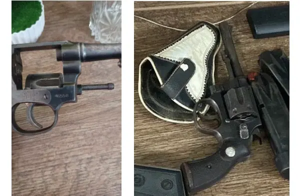 O PM foi preso em flagrante por estar na posse de um revólver calibre 22, no nome de outra pessoa