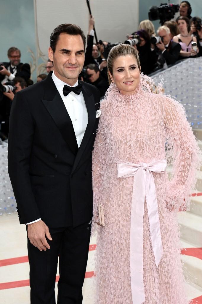 Roger Federer and Mirka Federer