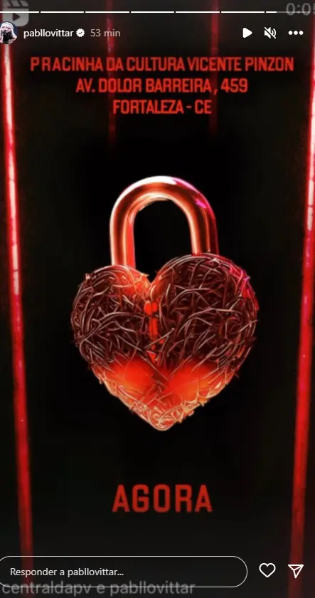 Pabllo Vittar convidou fãs para acompanharem a gravação do clipe