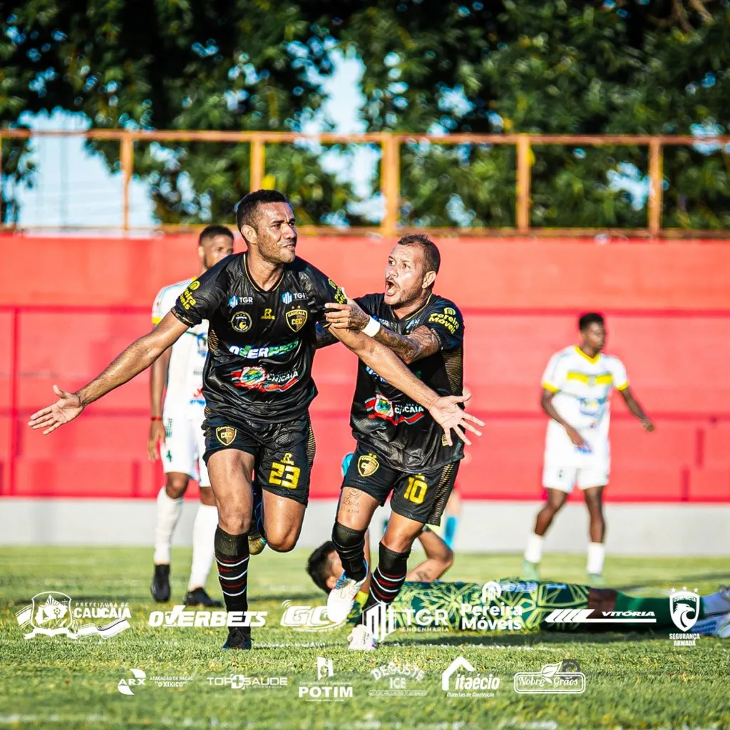 O Caucaia buscou o empate contra o Cordino-MA na estreia da Série D