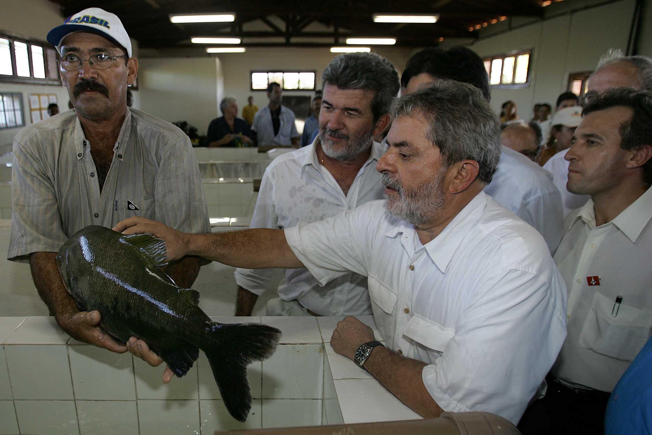 Lula em visita ao Castanhão