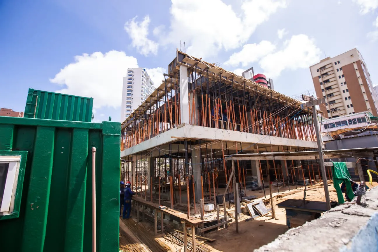 A Companhia 15 de Outubro terá uma área construída de 831m², entre as ruas Tibúrcio Cavalcante e Tomás Acioli