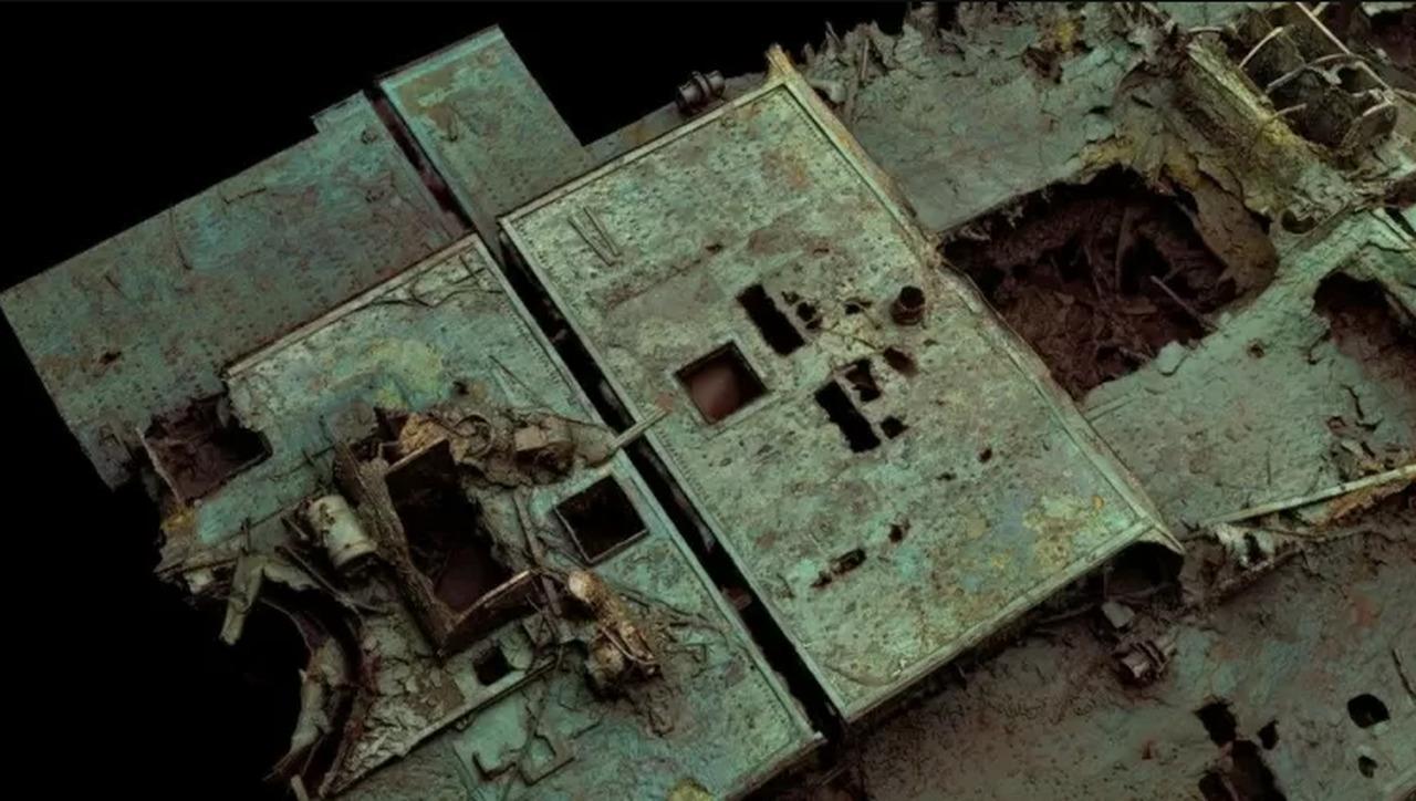 Imagens de escaneamento em 3D revelam detalhes sobre o Titanic