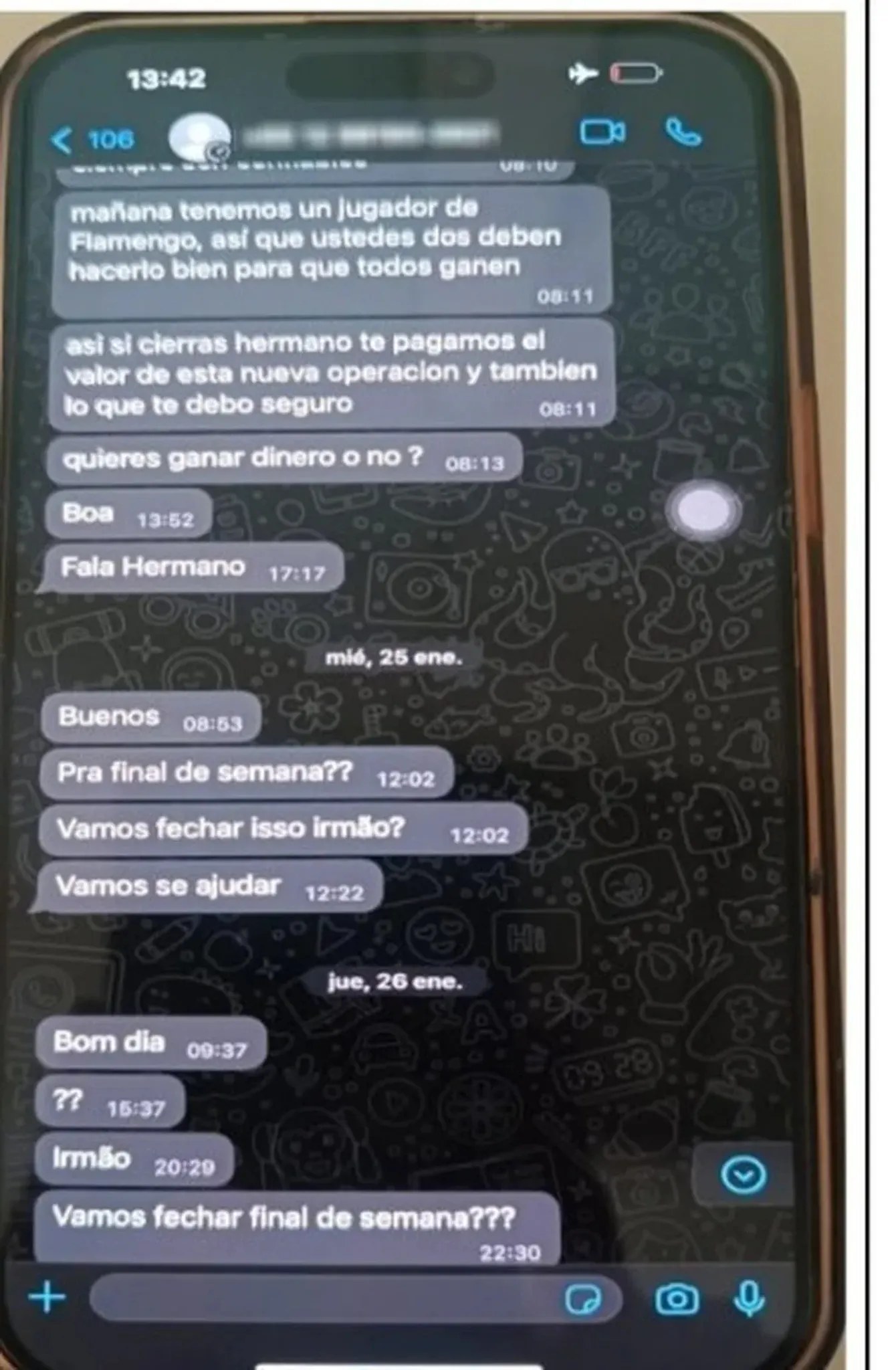 'Temos um jogador do Flamengo