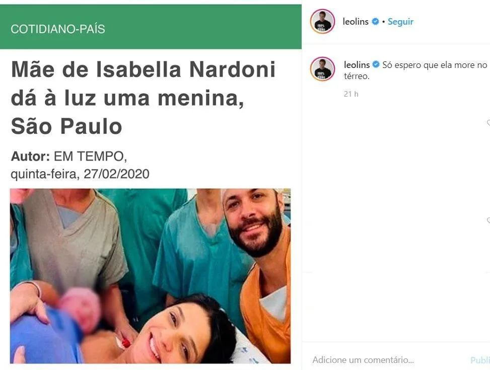 Post de 2020 veio à tona nesta semana após novas polêmicas do humoristas