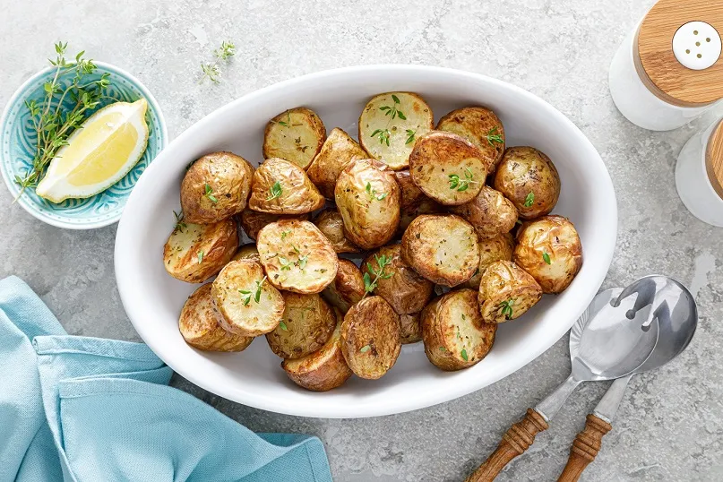 Uma das sugestões de uso do tomilho como tempero é no preparo de batatas