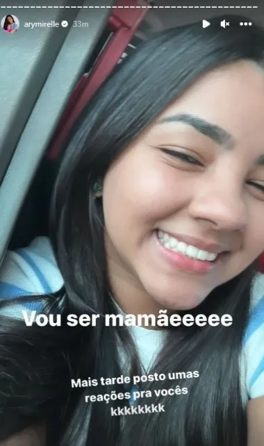 Ary postou stories chorando após a notícia