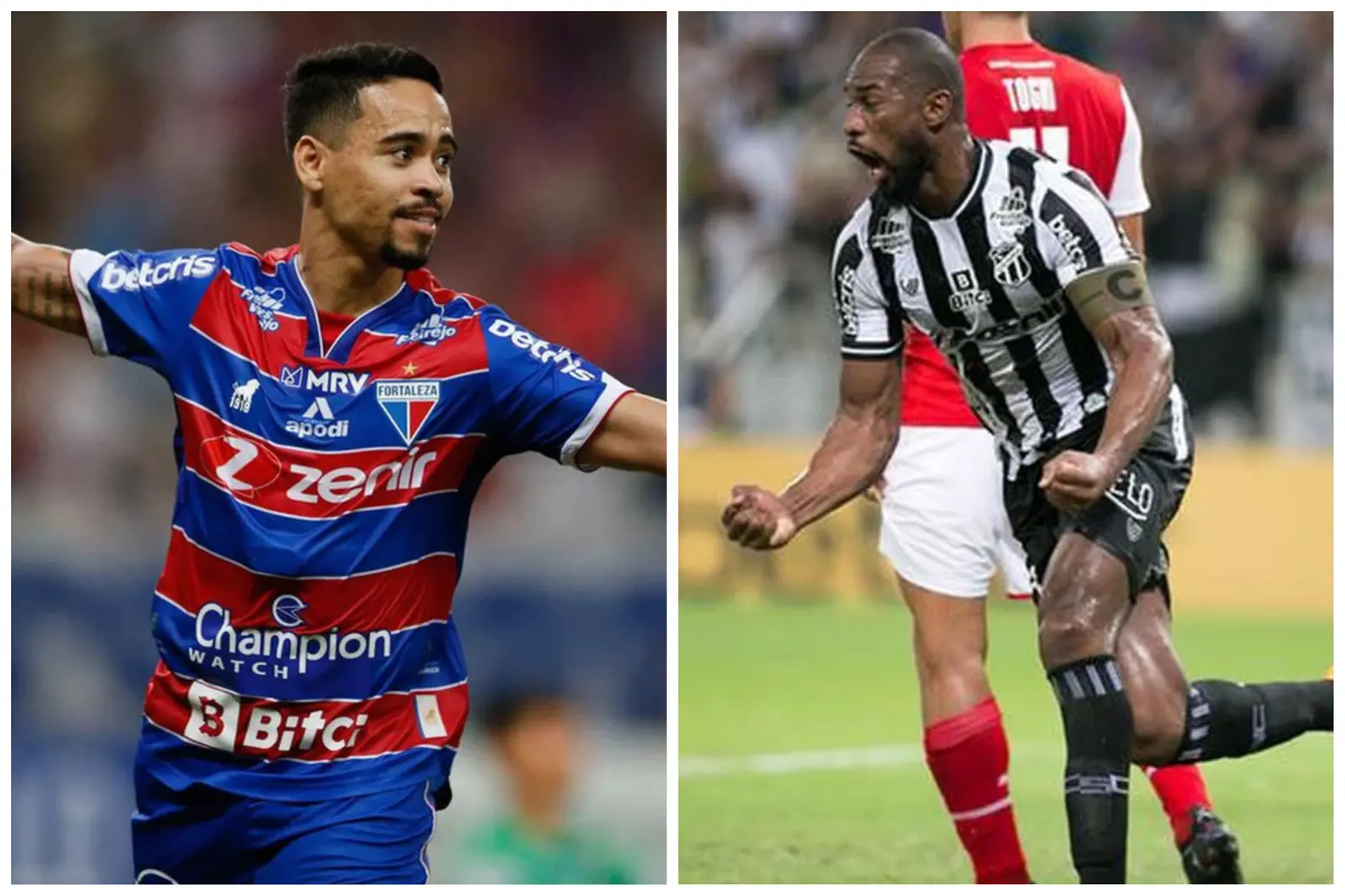 Montagem com fotos de Luiz Otávio e Pikachu