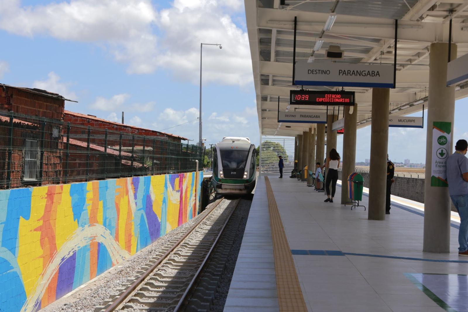 estação do VLT parangaba mucuripe em fortaleza