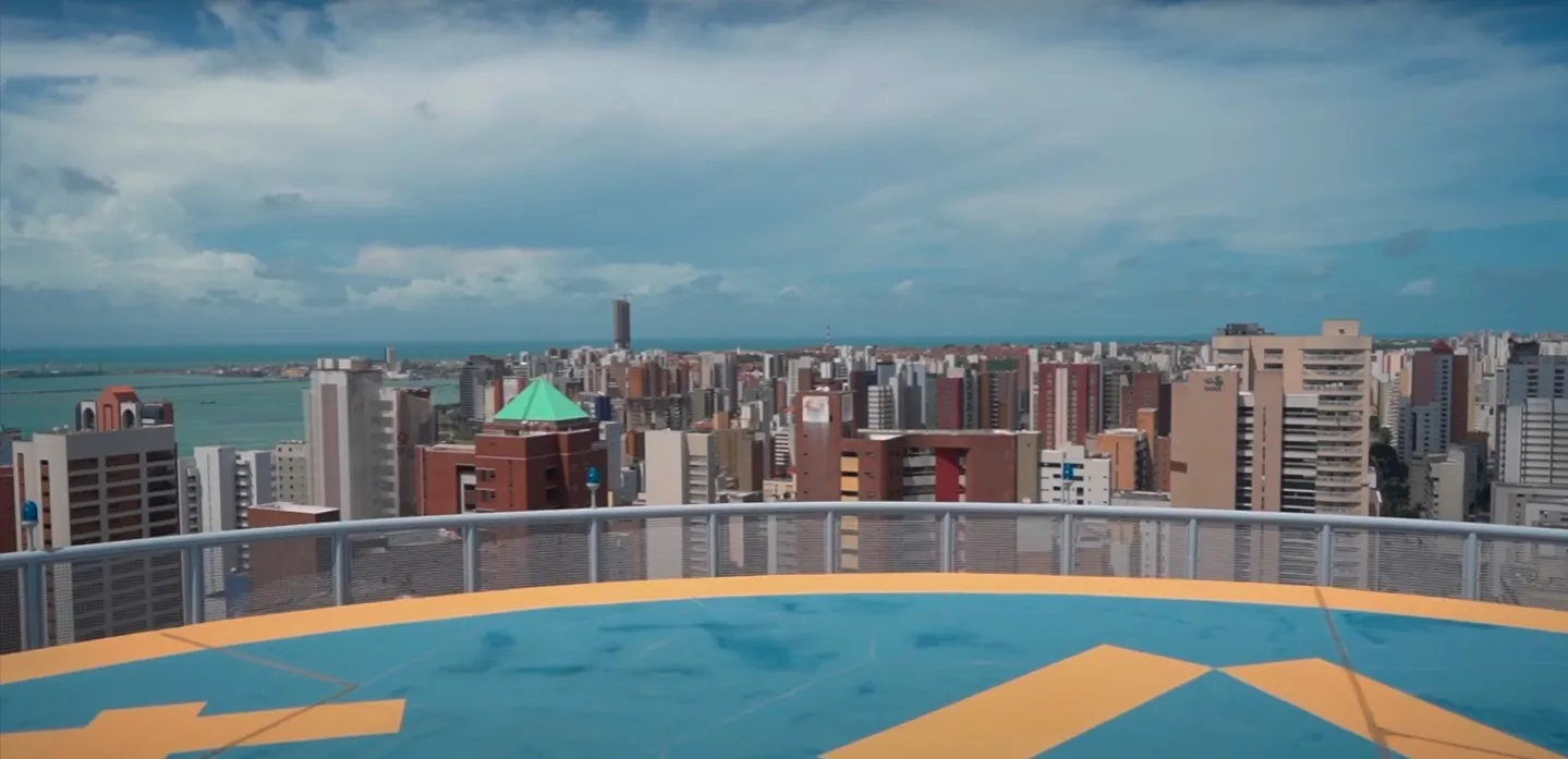 O Edifício Mansão Macêdo dispõe de um heliponto