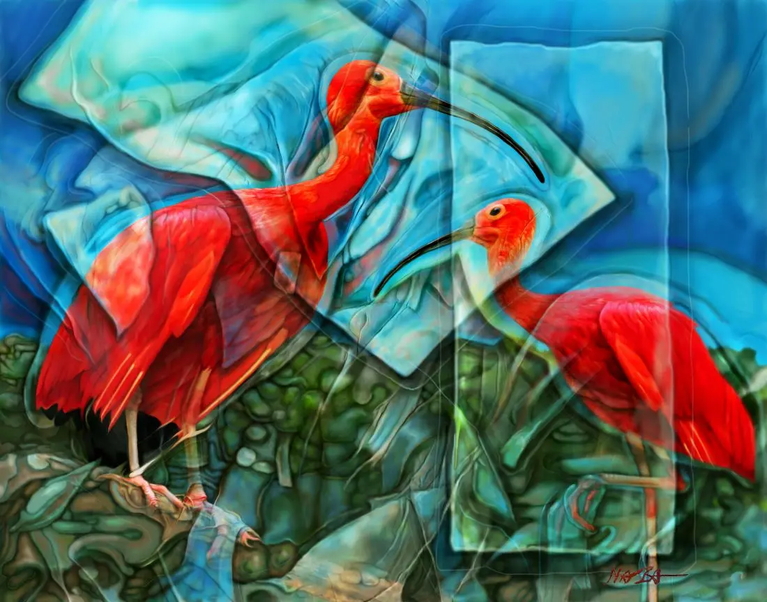 reprodução de obra de arte de naza mcfarren