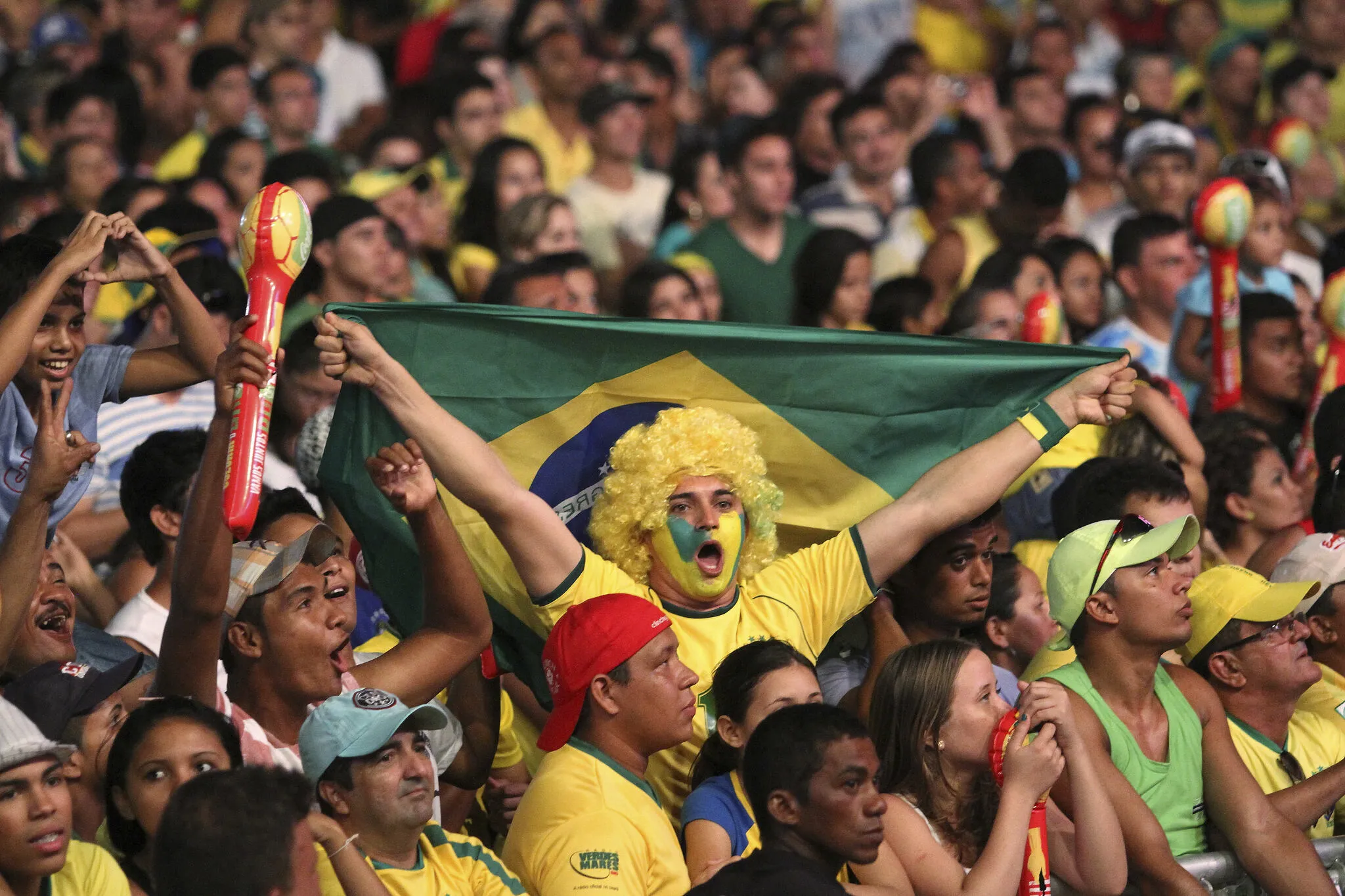 Torcida do Brasil no Castelão