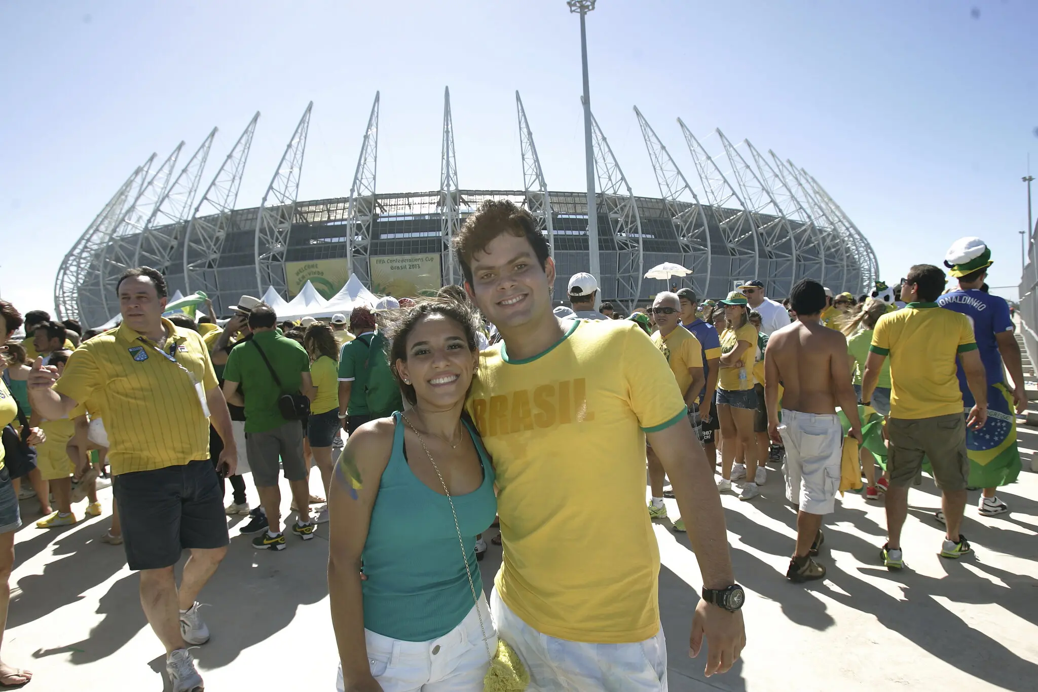 Torcida do Brasil no Castelão