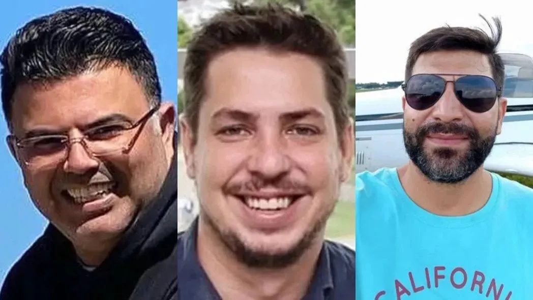 Os dois servidores são Heitor Genowei Junior e Felipe Furquim. Já o piloto foi identificado como Jonas Borges Julião