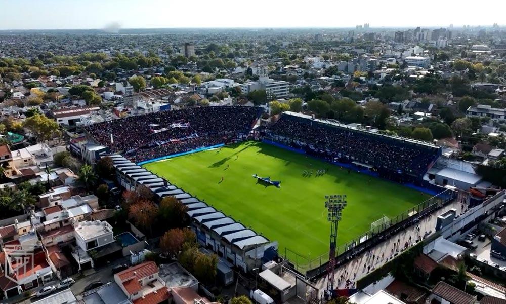 Imagem aérea do estádio do Tigre