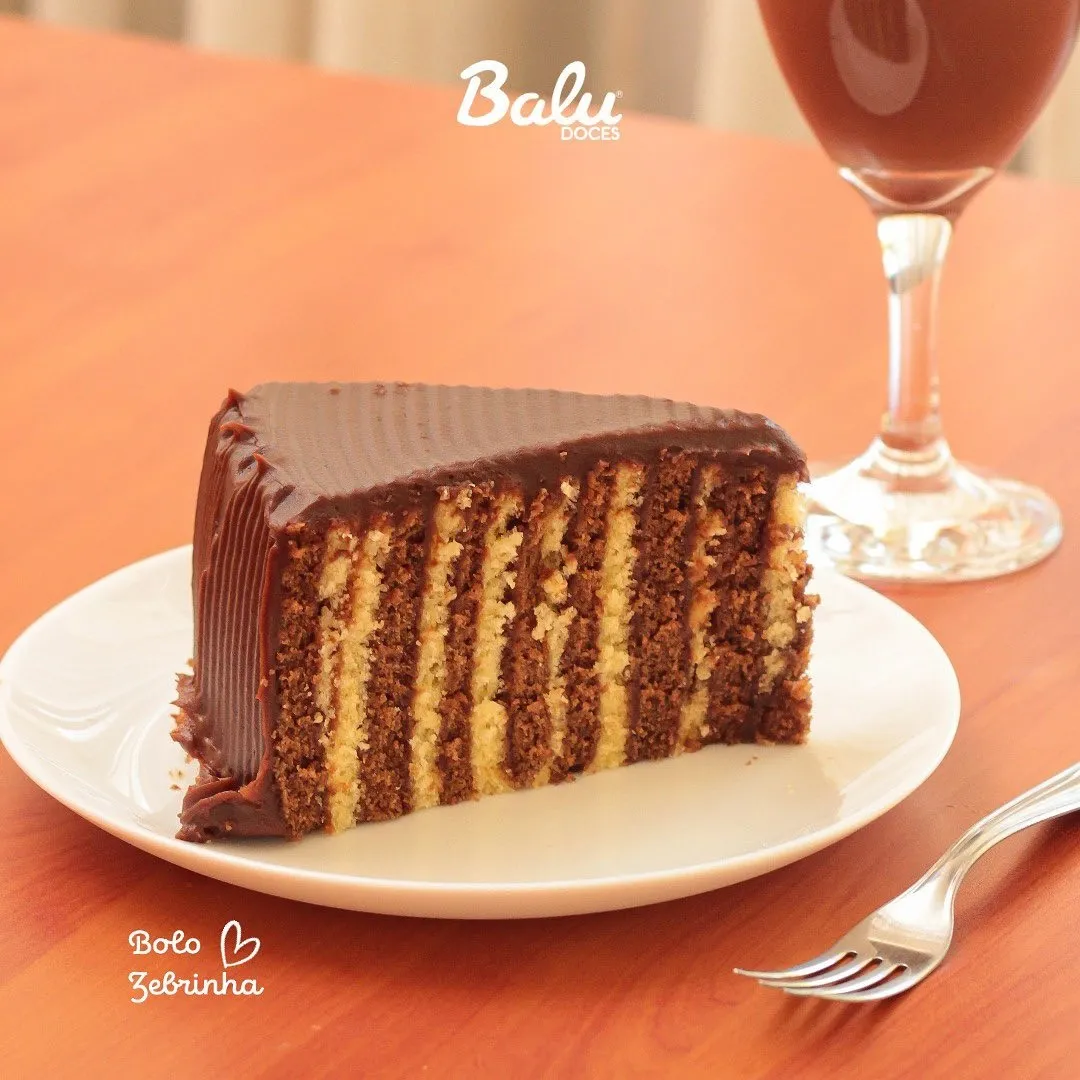 Bolo Zebrinha é uma das opções da Balu Doces