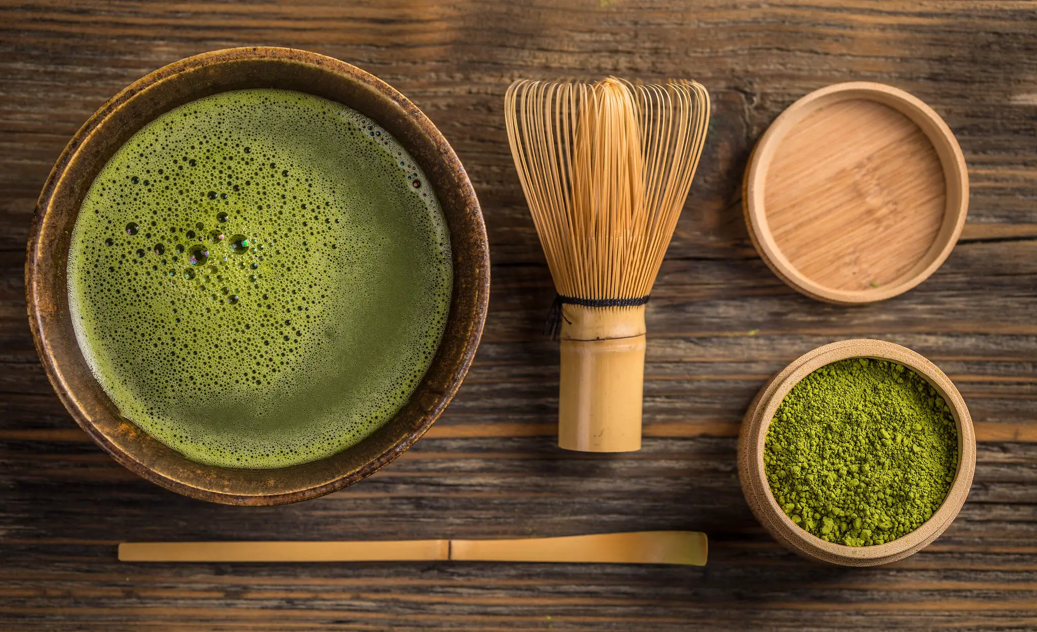 chá matcha