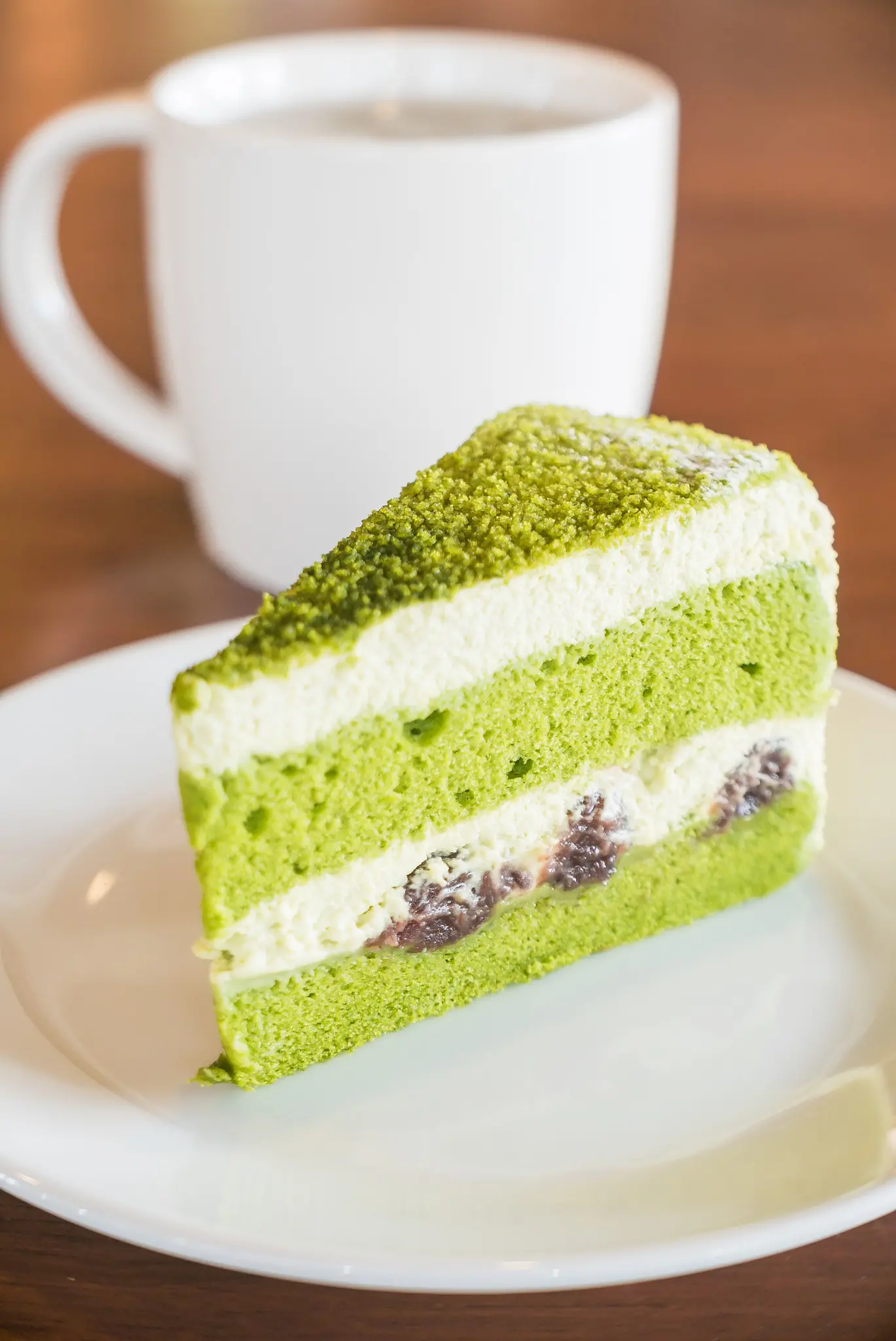 Bolo de caneca sabor matcha