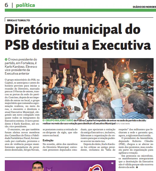 Diário do Nordeste - Destituição