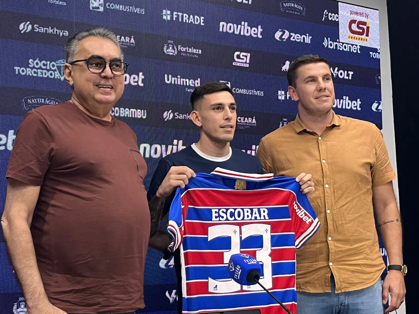 Foto de Sergio Papellin, Gonzalo Escobar e Marcelo Boeck