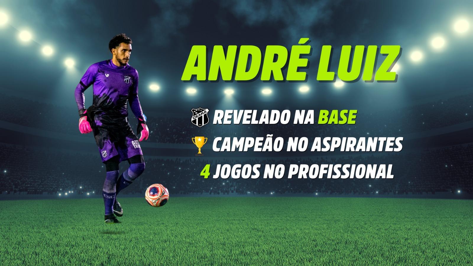 Arte com os números de André Luiz no Ceará