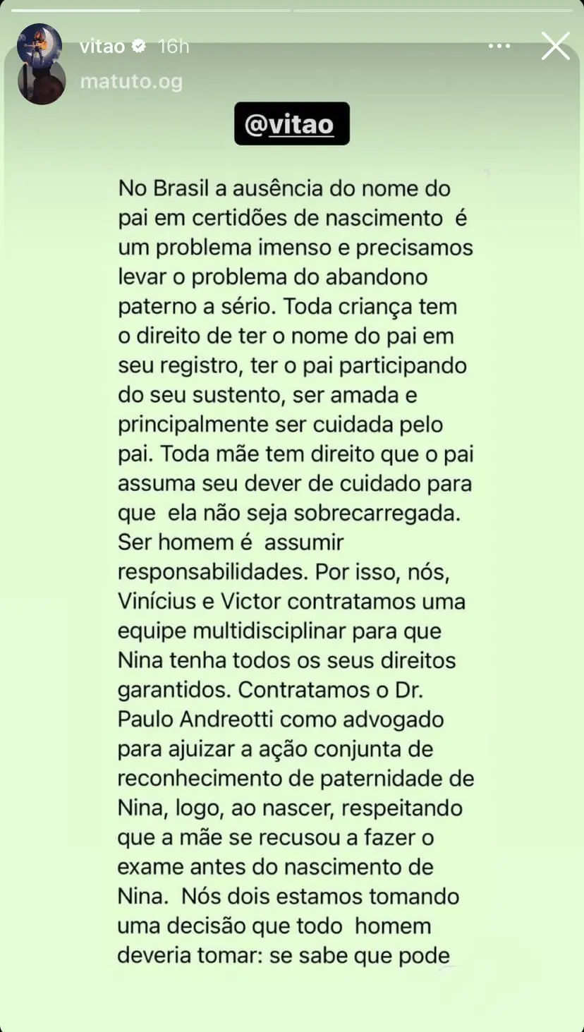 print de post nos stories