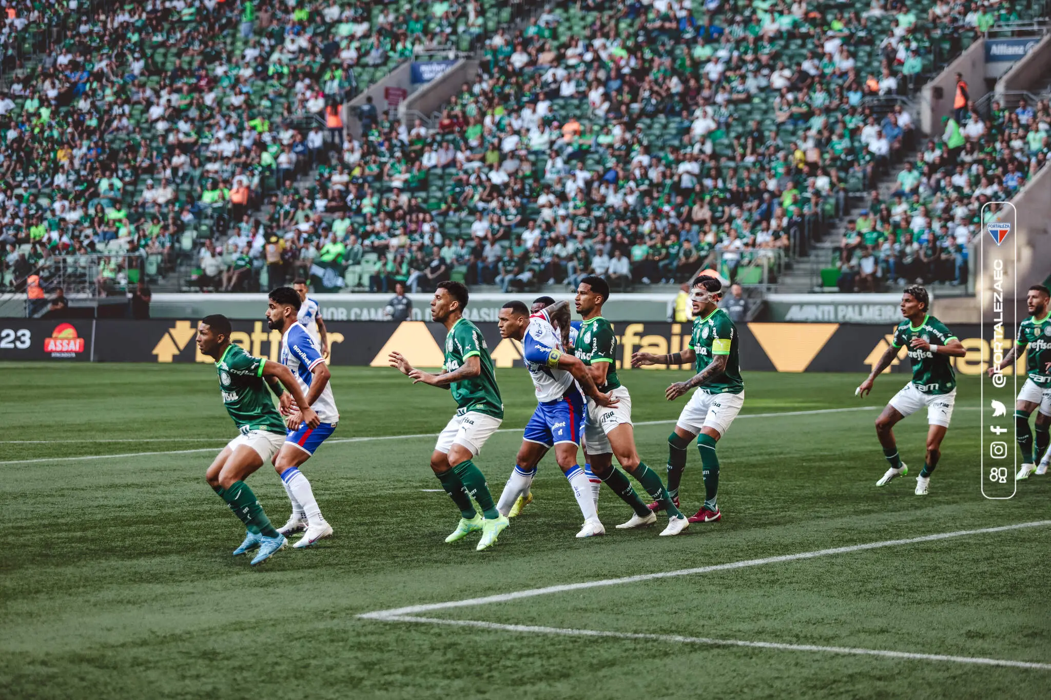 O Fortaleza foi derrotado por 3 a 1 no Allianz Parque