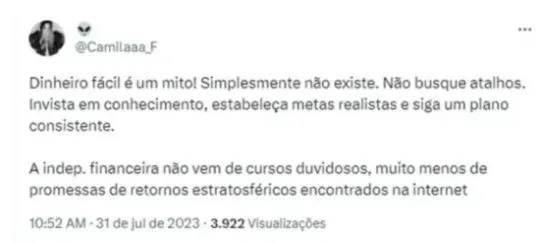 Maíra Cardi rebateu indiretas após tweets de Camila Ferreira