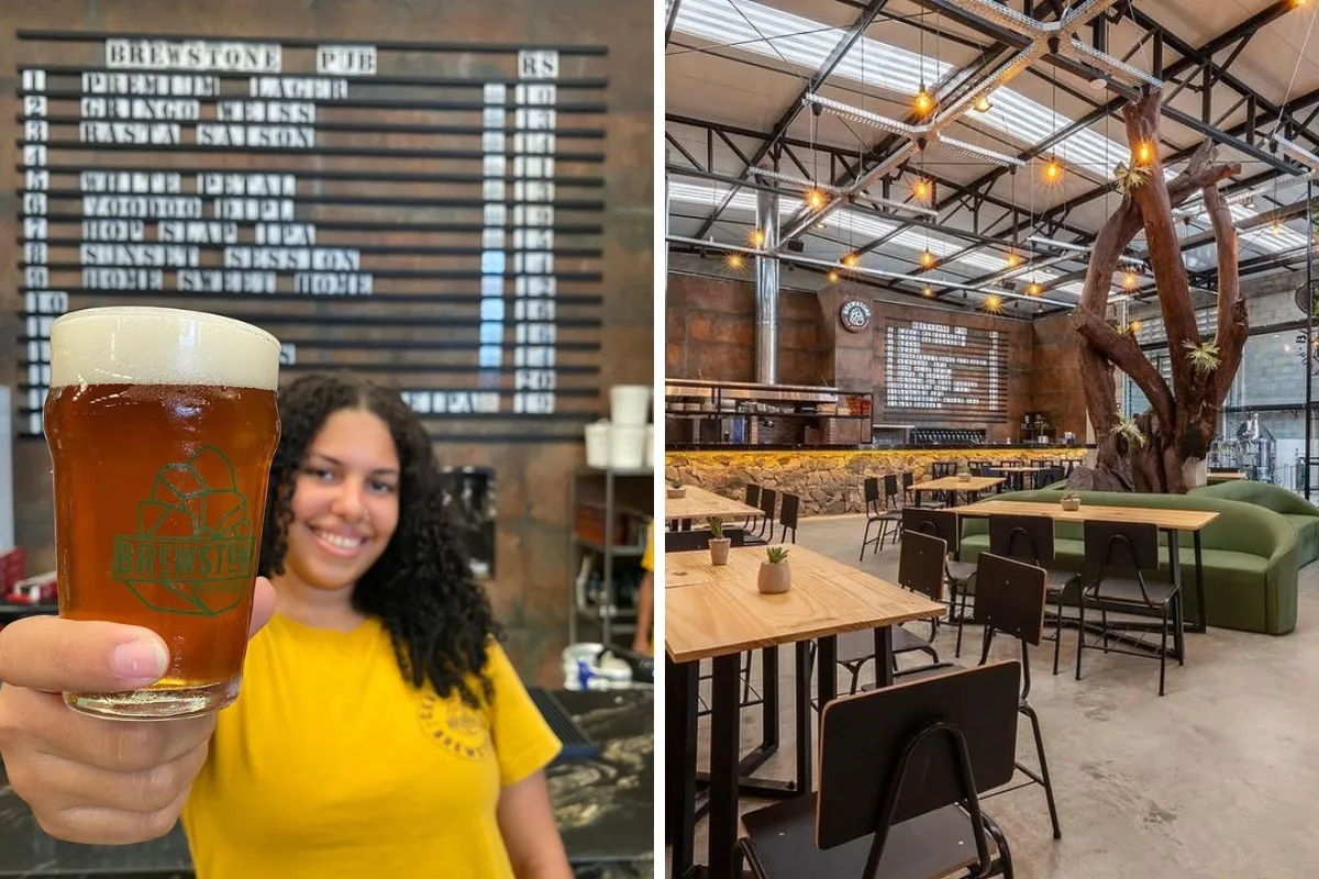 O Brewstone Pub possui diversas opções de cervejas artesanais