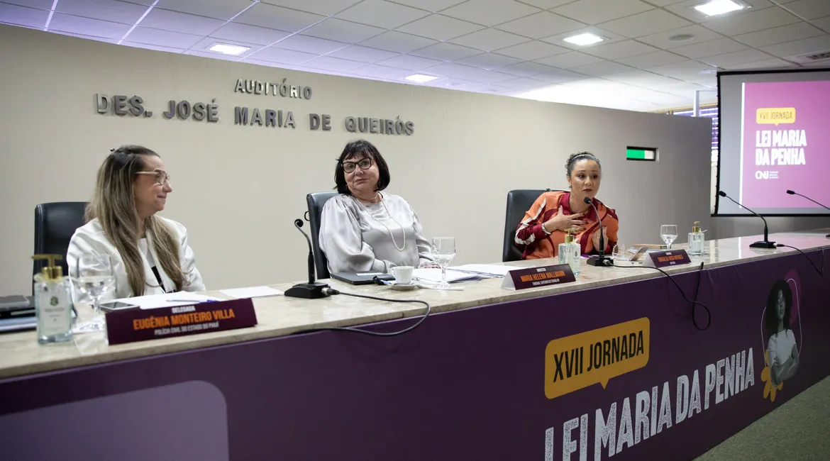 A advogada e professora Soraia da Rosa Mendes participou de mesa na Jornada Lei Maria da Penha, em Fortaleza