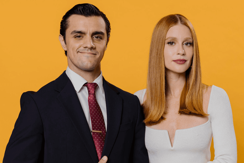 Felipe Simas e Marina Ruy Barbosa caracterizados para novela 'Fuzuê'