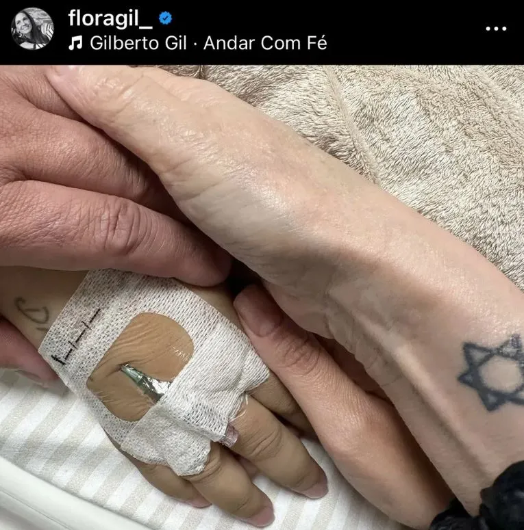 Flora Gil fez publicação para tranquilizar amigos e fãs nas redes sociais