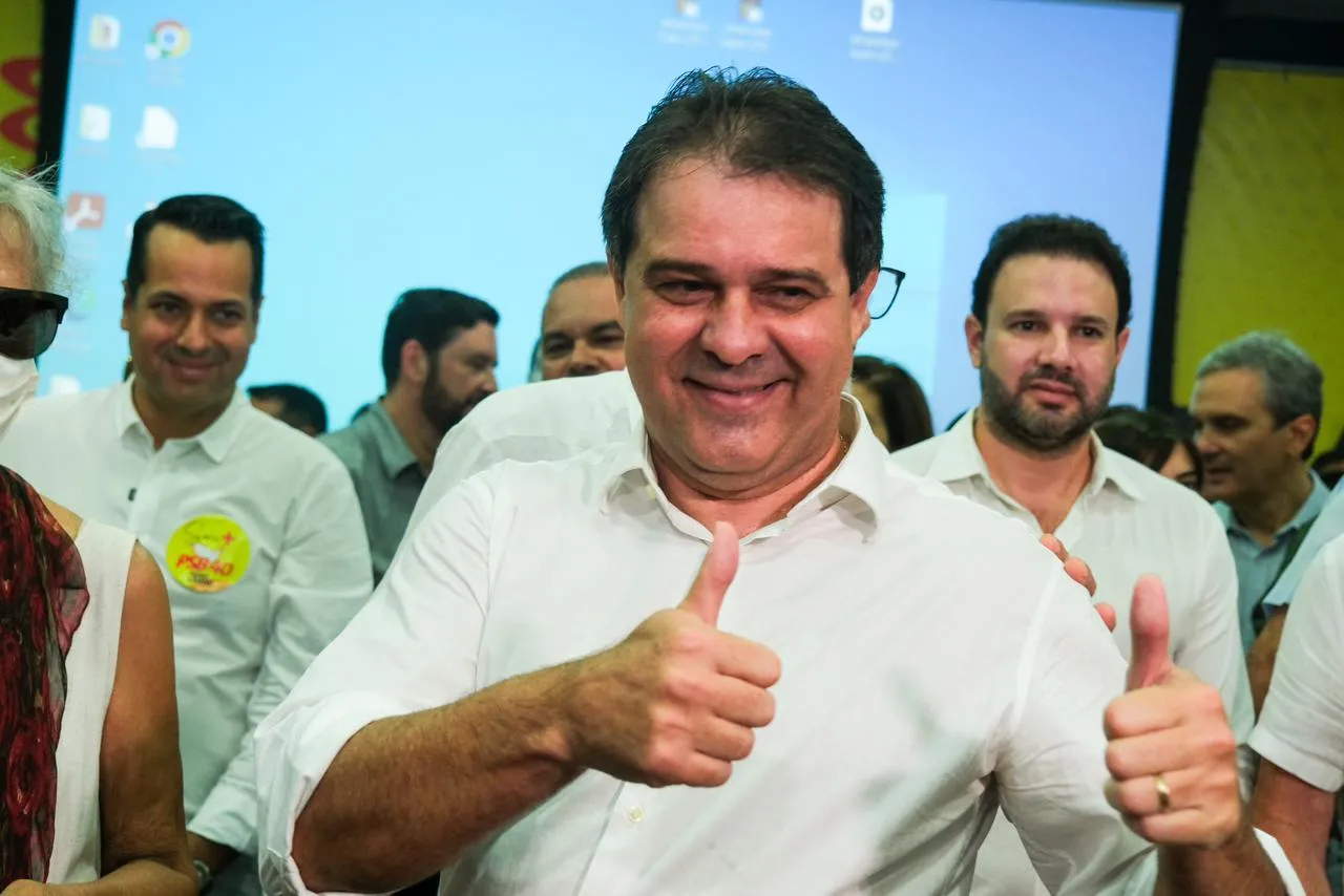 Evandro Leitão também participou do evento do PSB, no sábado (26)