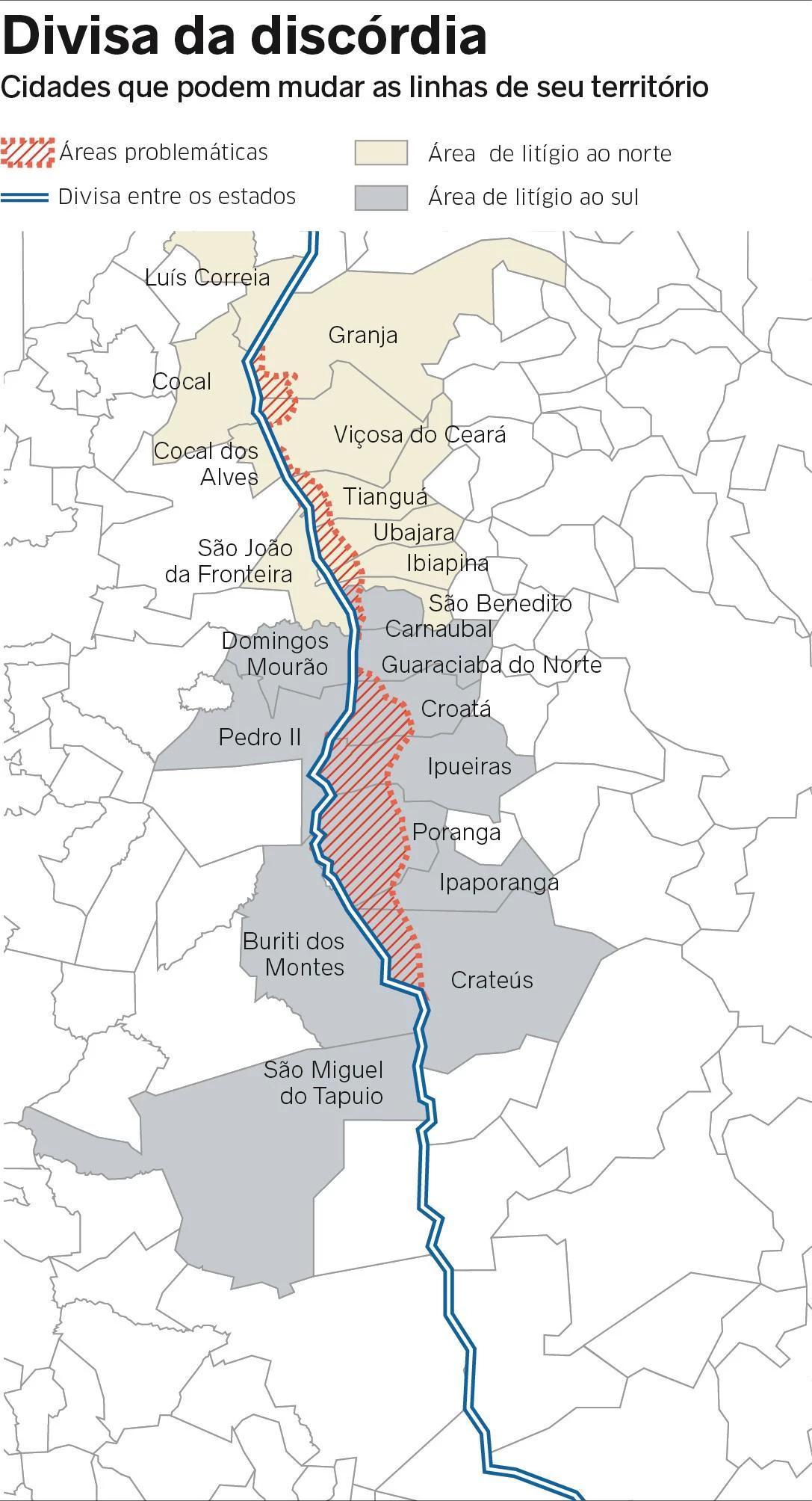 Mapa do conflito