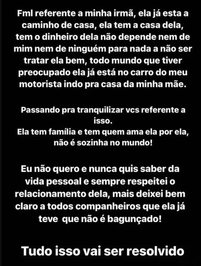Pronunciamento de MC Hariel