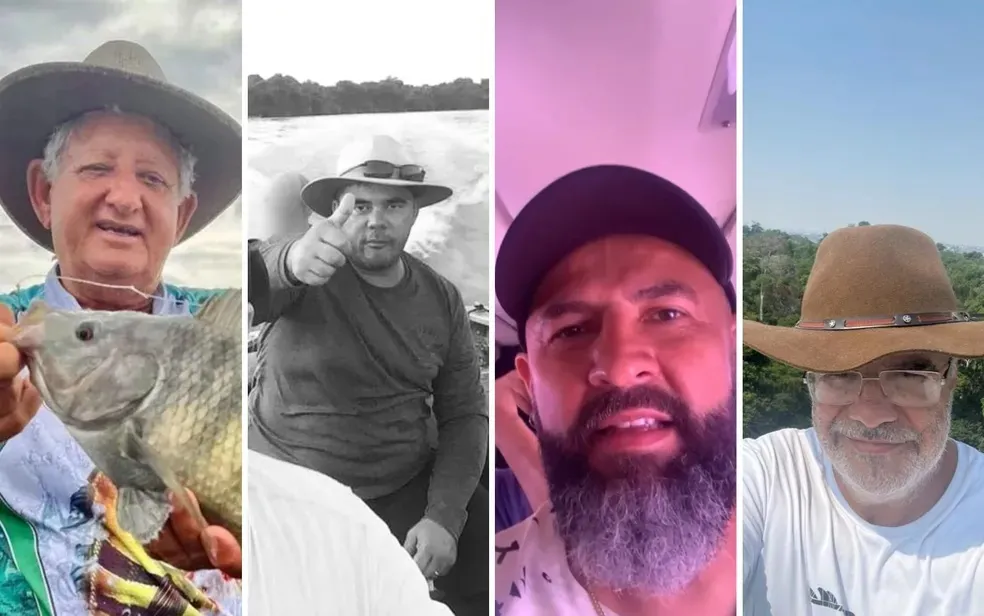 Da esquerda para a direita, Gilcrésio Salvador Medeiros, Marcos de Castro Zica, Fábio Campos Assis e Witter Ferreira De Faria