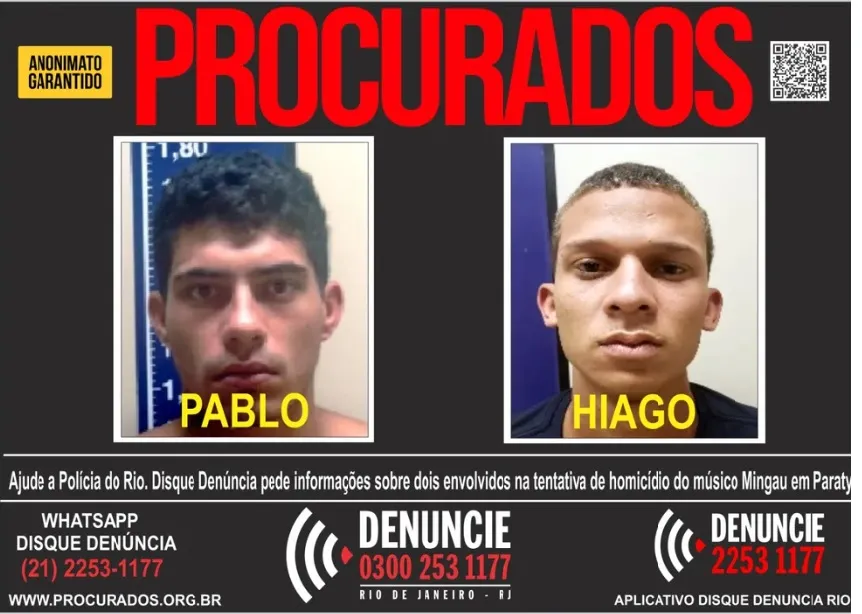Polícia procura suspeitos