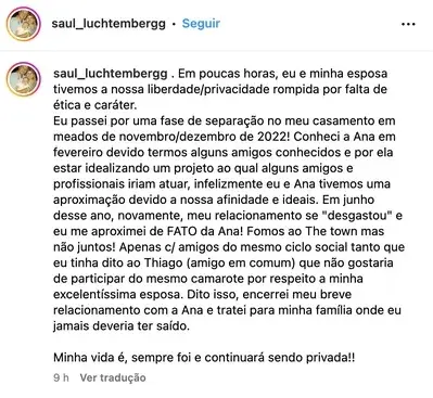 pronunciamento de saul