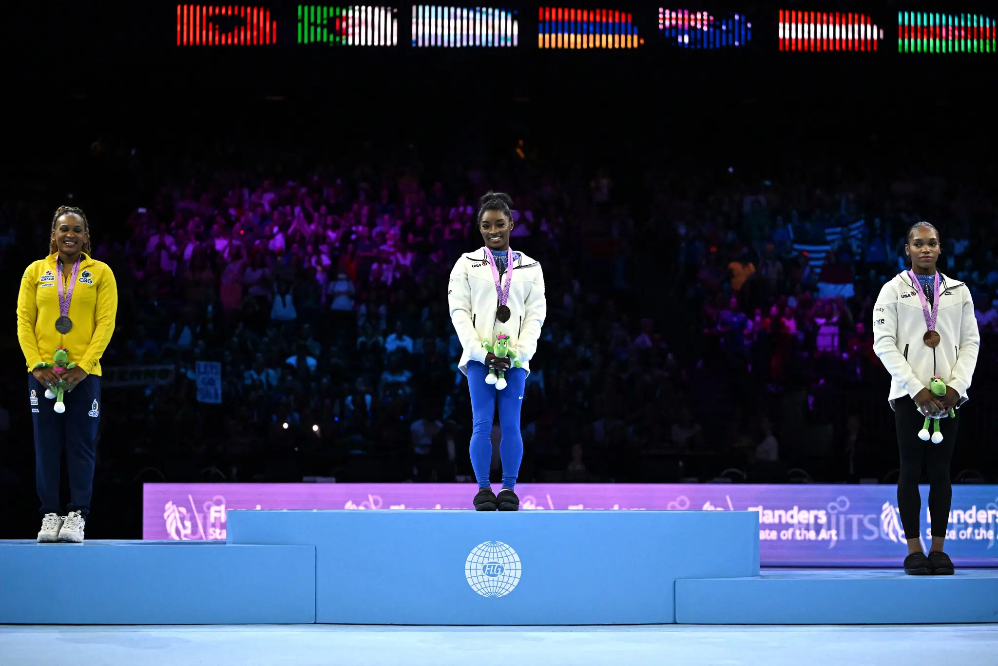 Pódio no Mundial de Ginástica Artística