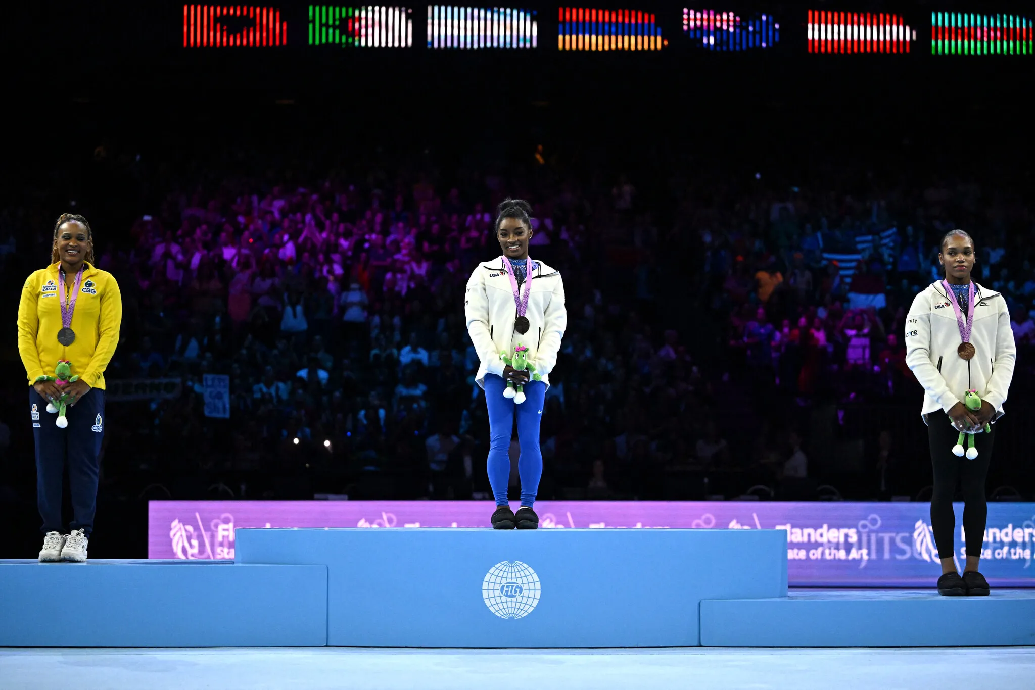 Pódio no Mundial de Ginástica Artística