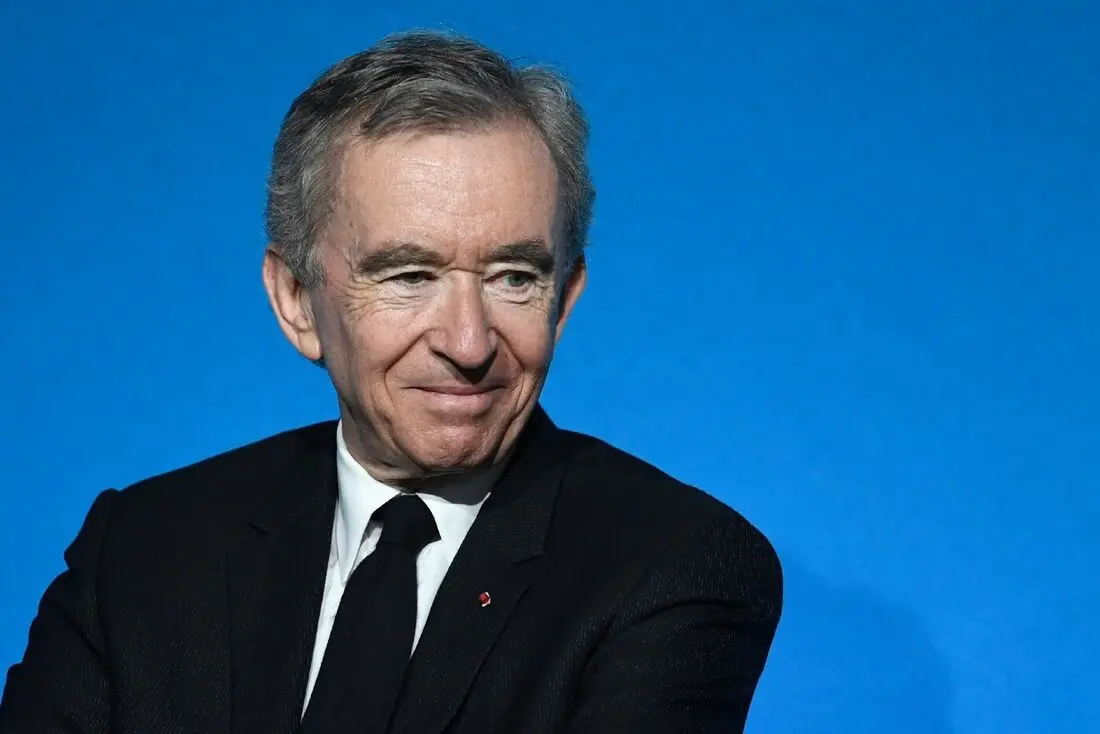 Presidente do grupo de luxo LVMH, Bernard Arnault