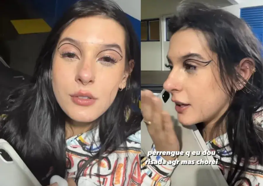 Ana Castela chora ao falar sobre turbulência no avião