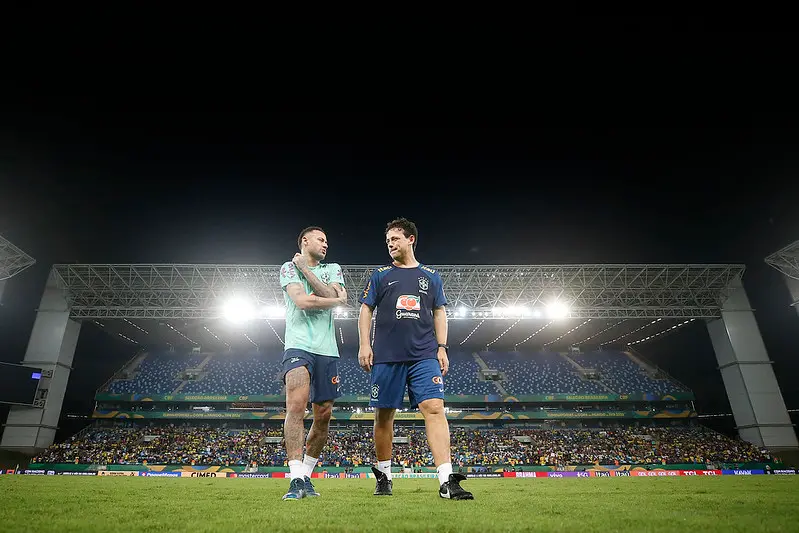 Neymar e Fernando Diniz