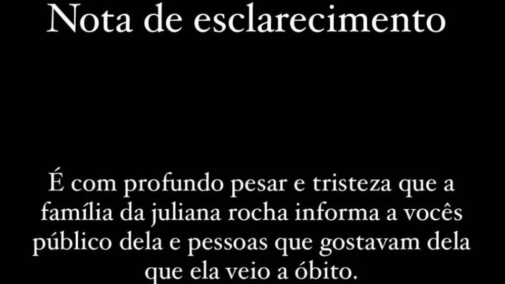 Morte da maquiadora e influenciadora Juliana Rocha é anunciada em